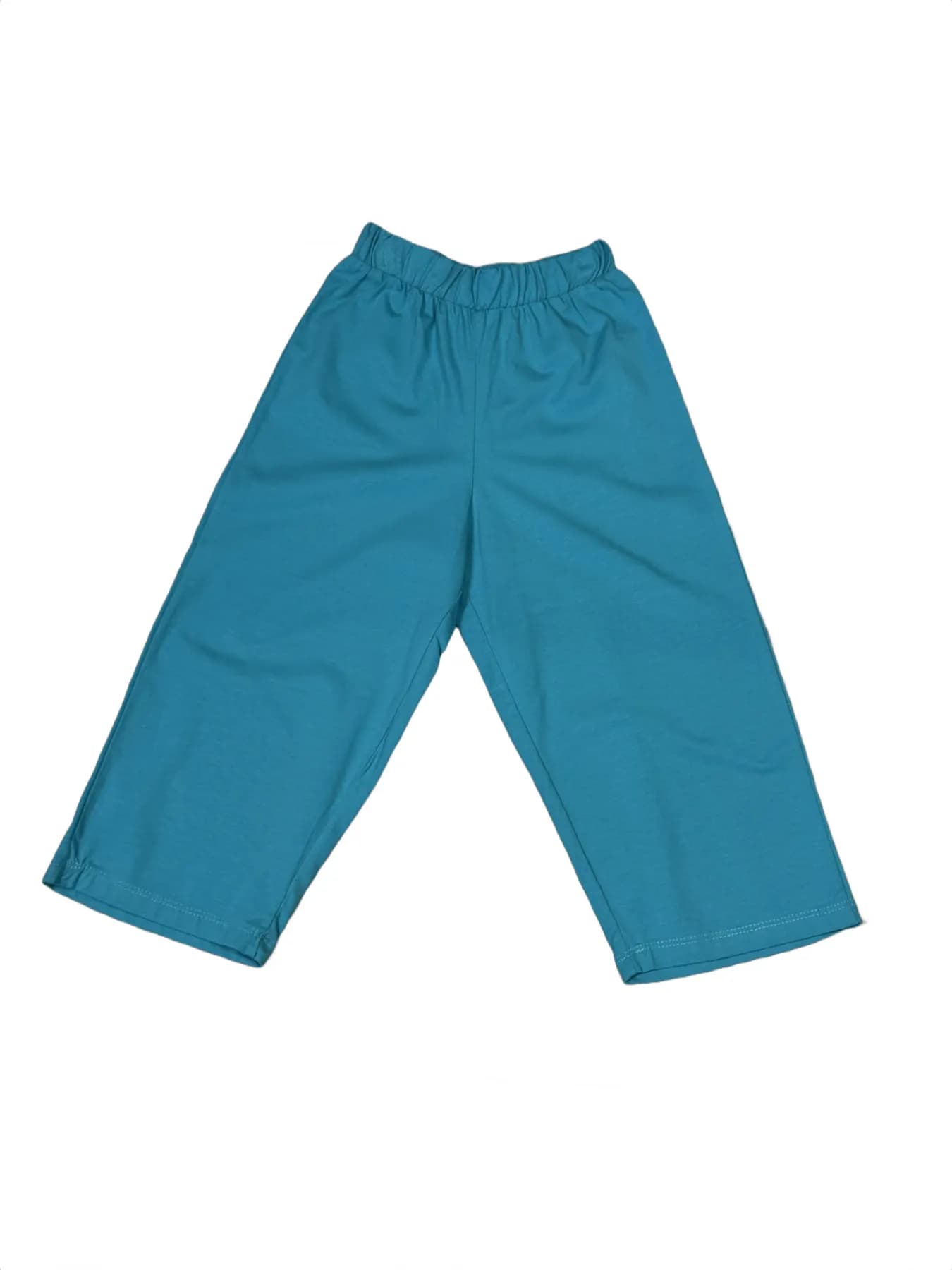 Kids i.con Teal Elastic Waist Capri Pants