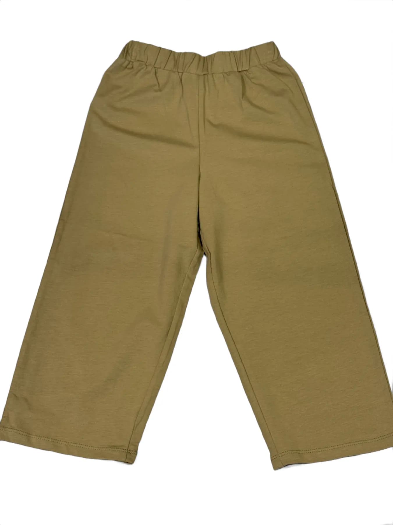 Olive Green iKids Kids' Elastic Waist Pants